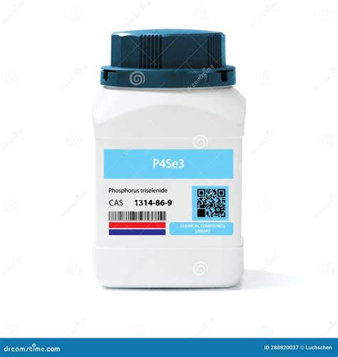 P4Se3 - Tetraphosphorus Triselenide Stock Image - Image of label, 1314: ...