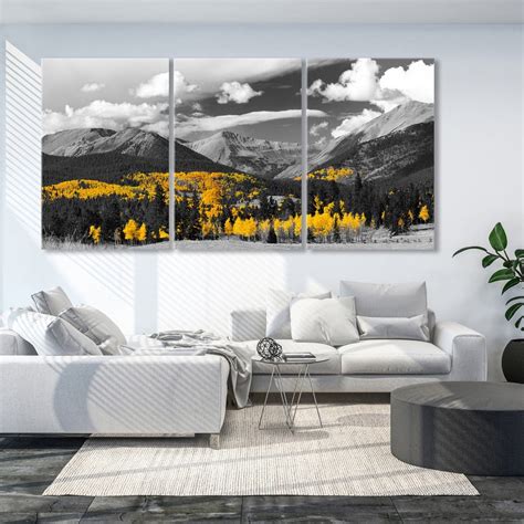 Aspen Tree Wall Art, Mountain Canvas Prints, Forest Landscape Wall ...