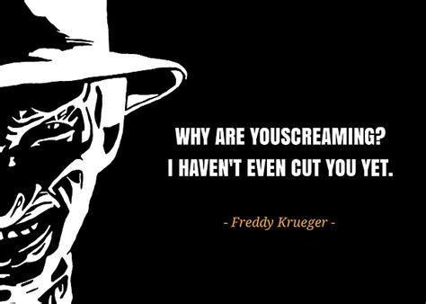 Freddy Krueger Sayings