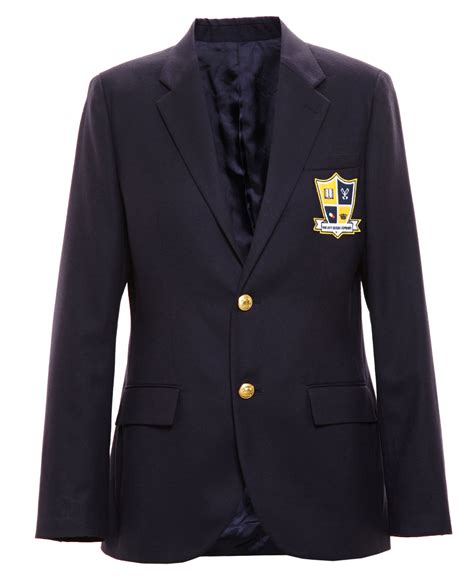 Enfants riches deprimes Wool School Uniform Blazer in Blue (NAVY) | Lyst