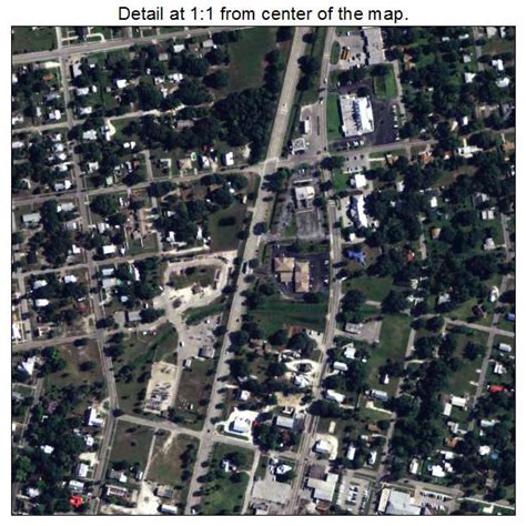 Aerial Photography Map of Arcadia, FL Florida