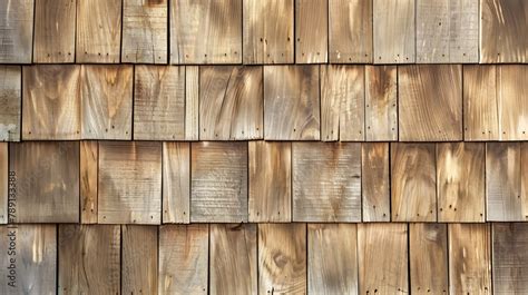 Close up of wood texture and background Natural cedar shingle siding ...