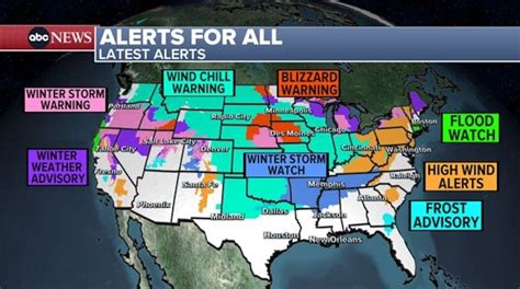 Almost every US state is under a weather alert as storms sweep across ...