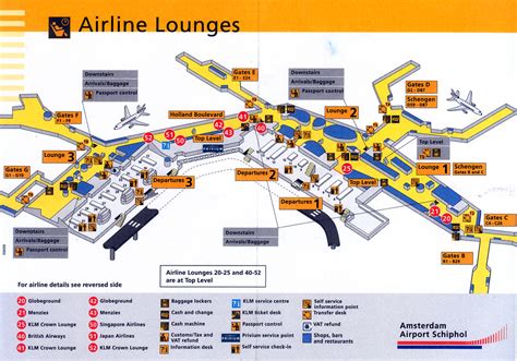 2005-12 Schiphol Airport Lounges Map | Eudaemonius | Flickr