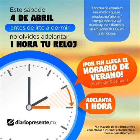 ¿Cuándo inicia el horario de verano 2020?