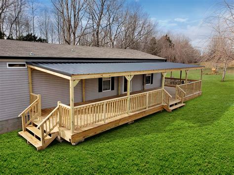 Prebuilt Mobile Home Decks| EshCo Portable Structures