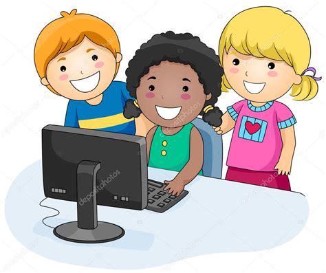 Computer Kids — Stock Photo © lenmdp #4010044