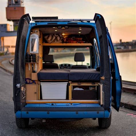 14 Ford Transit Connect Camper Conversion Ideas for Van Life