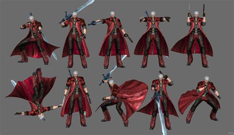 DMC 4 - Dante Pose Pack #1 by IshikaHiruma on DeviantArt