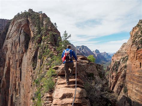 Angels Landing Hike How Long Hiking The Trail In Zion National Park ...