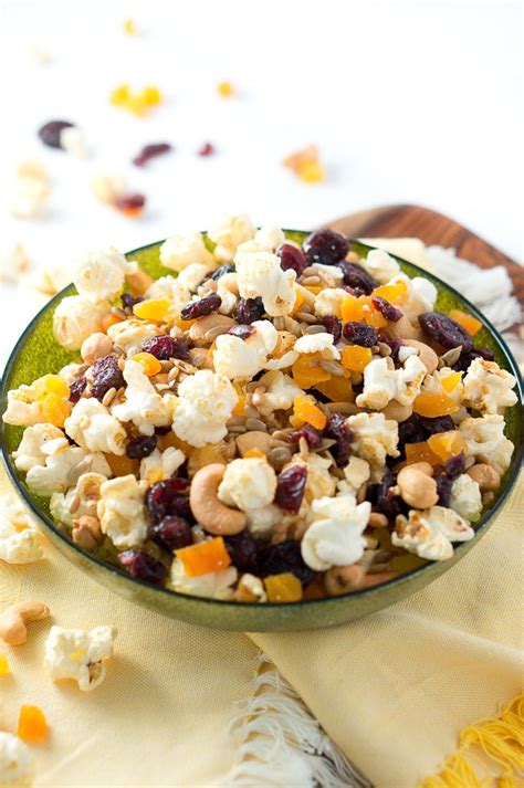 Healthy Popcorn Trail Mix - Delicious Meets Healthy