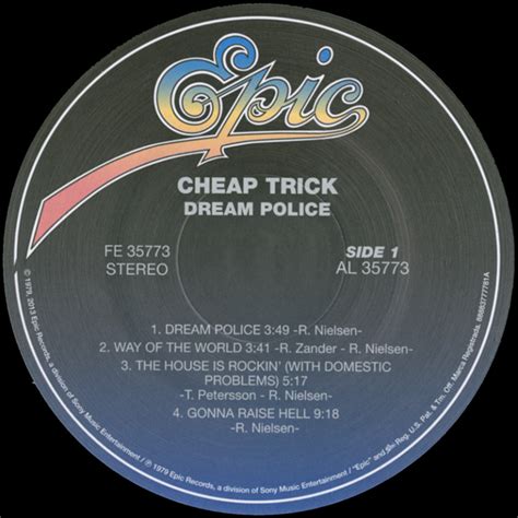 Cheap Trick – Dream Police | Vinyl Album Covers.com