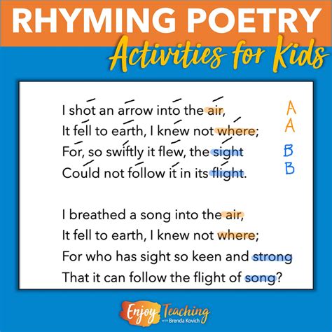 Teaching Rhyming Poetry for Kids - Rhythm and Rhyme