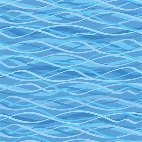 Ocean wave seamless pattern. Wavy marine water background. 527295 ...