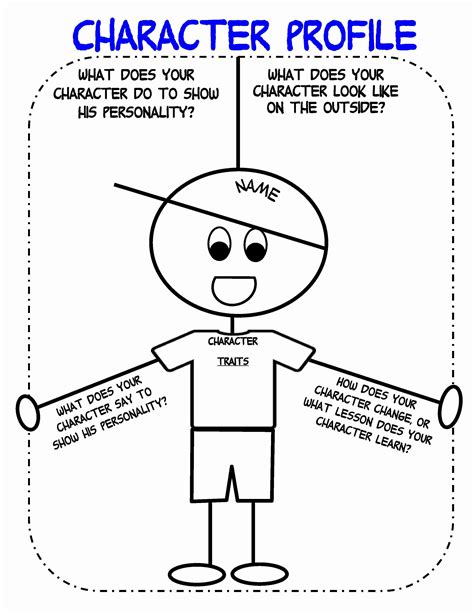 50 Identifying Character Traits Worksheet