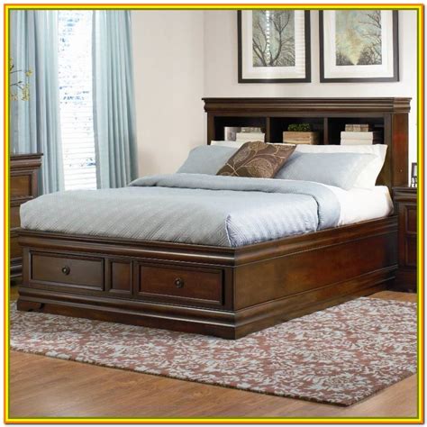 King Size Platform Bed With Storage Plans - Bedroom : Home Decorating ...