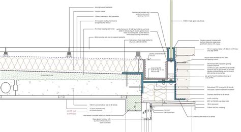 roof terrace section detail - Google Search | Architectural assistant ...