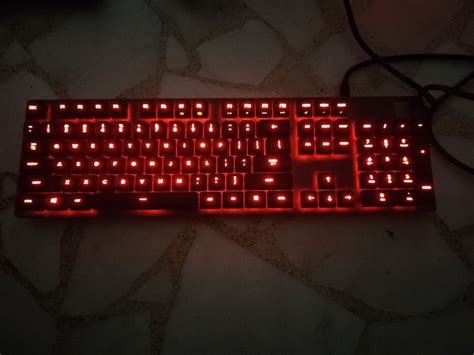 Logitech Red Coloured Wired Gaming Keyboard, Computers & Tech, Parts ...