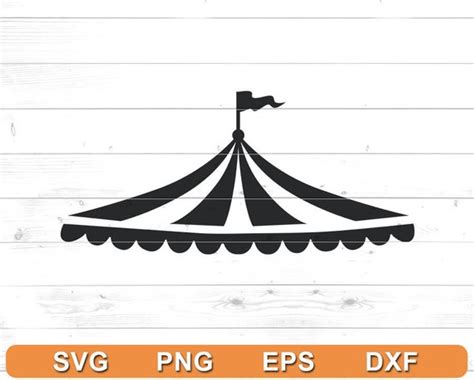 Circus Tent Carnival SVG Circus Tent Clipart Archivos para - Etsy México