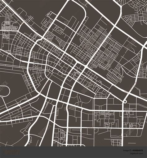 Urban City Map Vector & Photo (Free Trial) | Bigstock