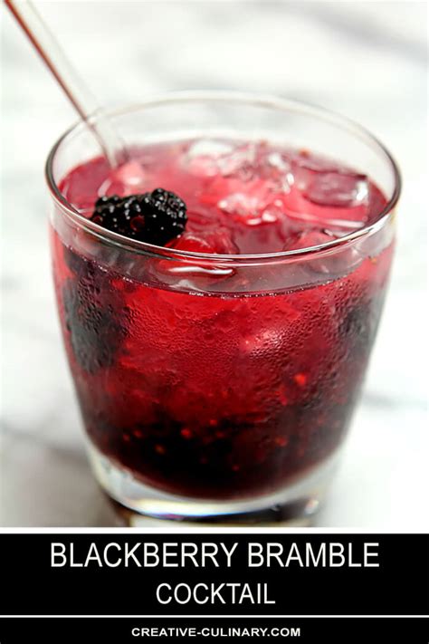 Blackberry Bramble Cocktail - Creative Culinary