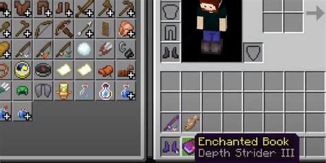 How to Get And Use Depth Strider Enchantment in Minecraft?