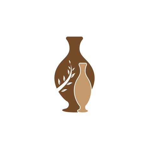 Pottery workshop studio logo vector template 13978217 Vector Art at ...