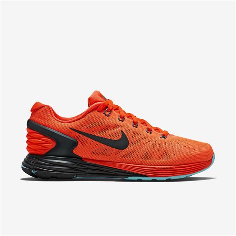 Nike Womens LunarGlide 6 Running Shoes - Bright Crimson/Black ...