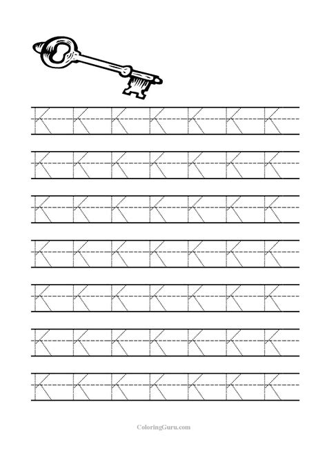 15 Learning the Letter K Worksheets - Kitty Baby Love