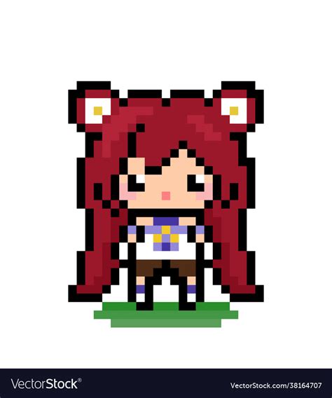 The most kawaii easy cute anime pixel art you'll ever make