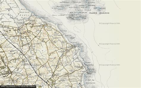 Historic Ordnance Survey Map of Seahouses, 1901-1903