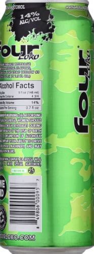 Four Loko Sour Apple Flavored Hard Beverage Single Can, 23.5 oz - Kroger