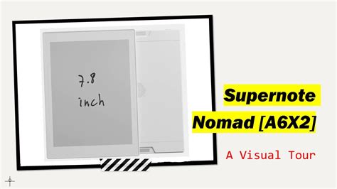 Supernote Nomad (A6X2): A Visual Tour - YouTube