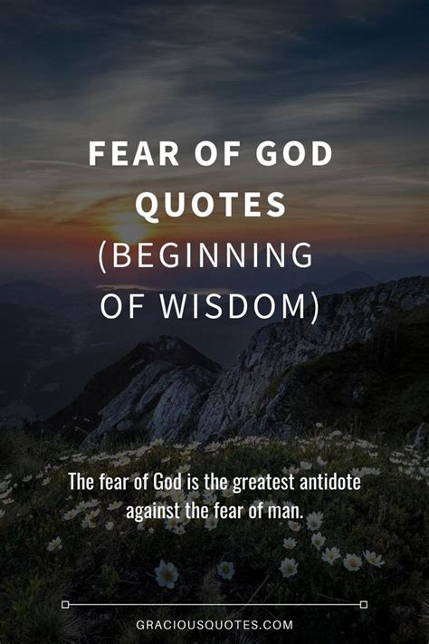 27 Fear of God Quotes (BEGINNING OF WISDOM) | Quotes about god, Quotes ...