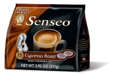 Senseo Coffee Espresso - 64 Pods Total (Pack of 4) | Hot Coffee Pods ...