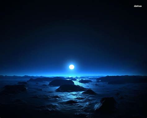 Blue Night Sky Wallpapers - Wallpaper Cave