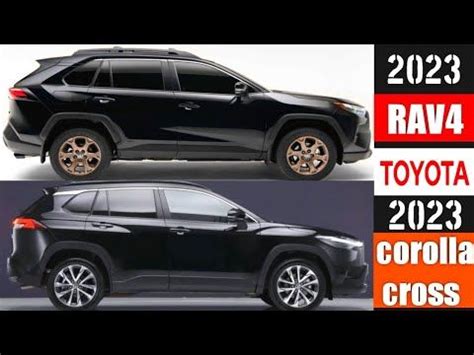 2023 TOYOTA COROLLA CROSS vs RAV4 | hybrid,xle,model (2024)