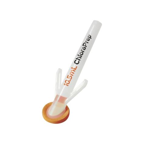 BD ChloraPrep Applicator 10.5 mL Tinted Hi-Lite Orange - Box of 25