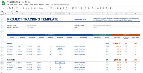 How to Create a Construction Budget Template in Google Sheets | BuildBook