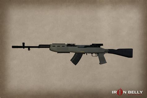 3D model AAA SKS Modern Carbine Assault Rifle VR / AR / low-poly | CGTrader