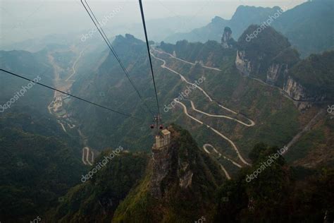 Tianmen mountain cable car — Stock Photo © kirinaliza #93009956