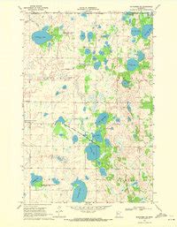 Map of Mahnomen NE, Mahnomen County, MN in 1969 | Pastmaps