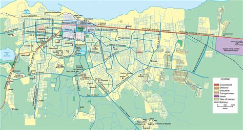 Large Managua Maps for Free Download and Print | High-Resolution and ...