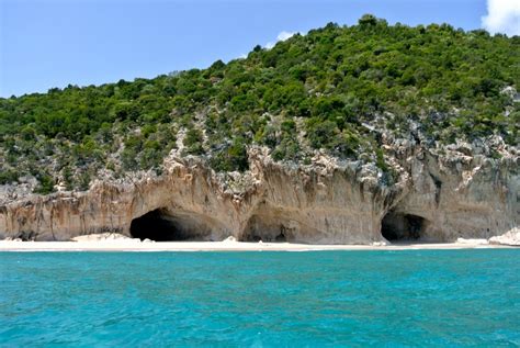 This is Cala Luna beach, on the Italian island of...