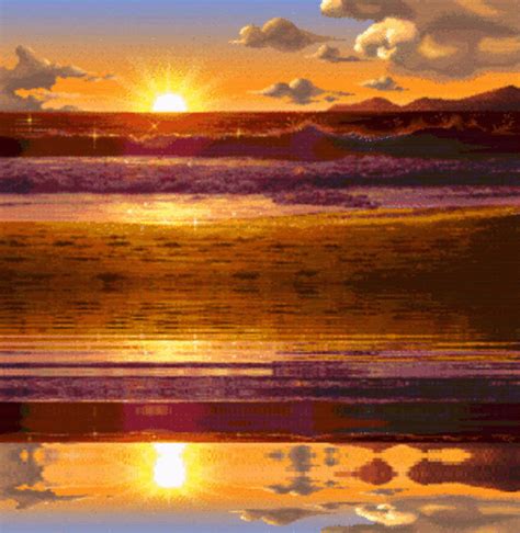 Animated Gif by Faye Rogers Campbell | Nature, Sunset, Animated gif