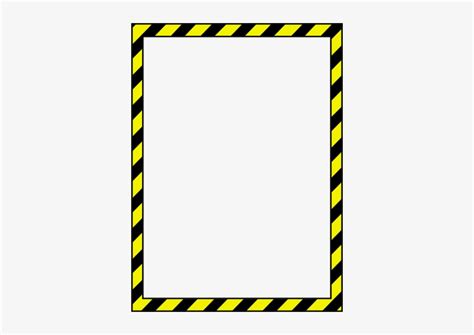 Caution Tape Clip Art - Caution Border - 366x500 PNG Download - PNGkit