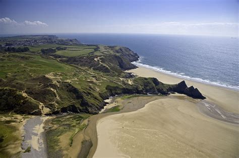 Three Cliffs Bay, Gower | Swansea bay, Uk beaches, Beaches in the world