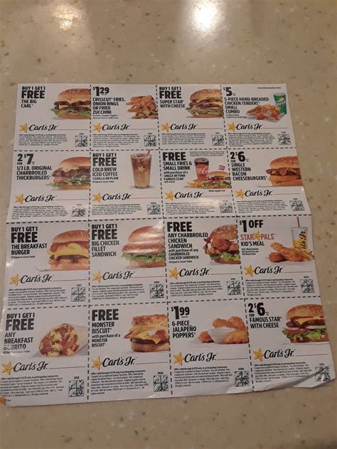 CARL'S Jr. COUPONS P.2 by SuperSweetCiCi on DeviantArt