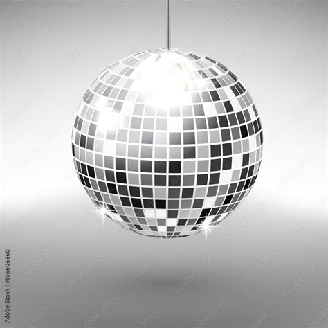 Silver Disco Ball Background