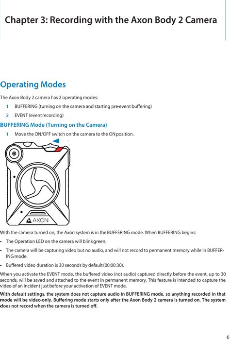 Axon Enterprise S00947 Axon Body User Manual Axon Body 2 Camera